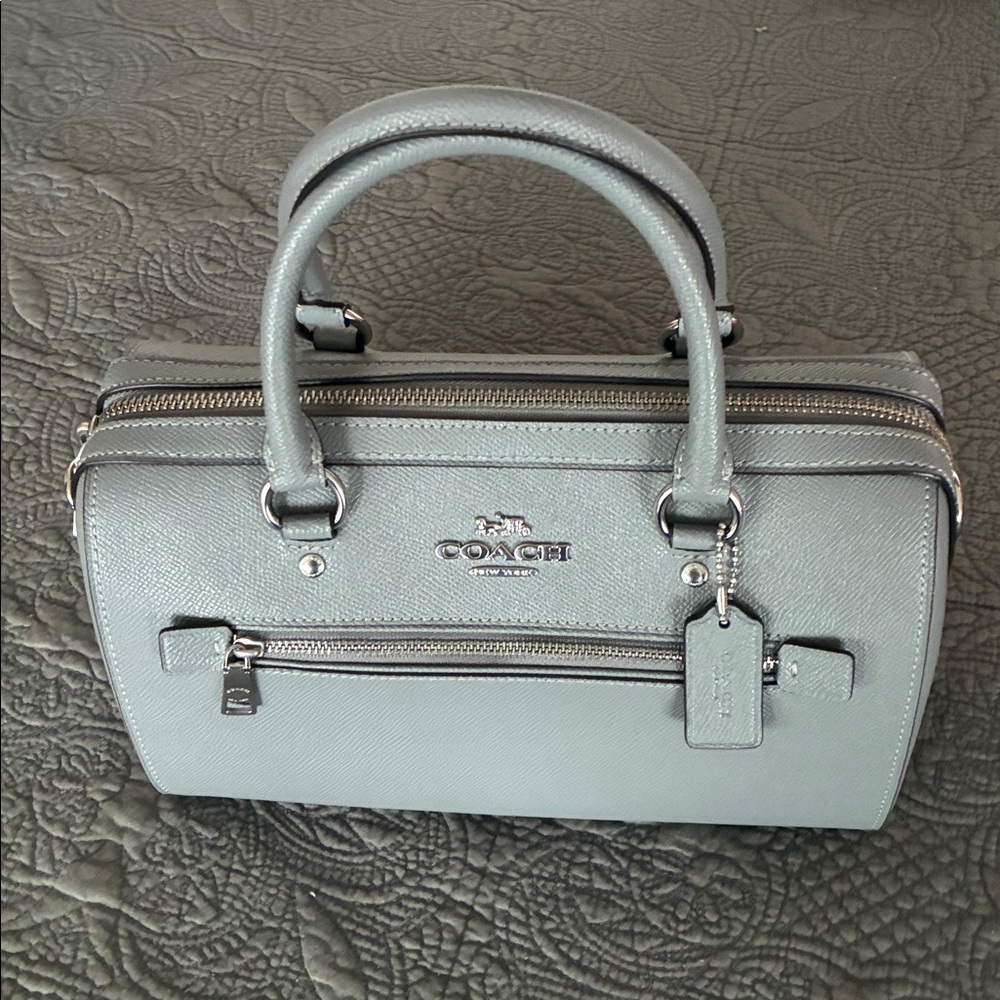 Coach Gray Satchel Bag w/dustbag - Picture 14 of 14